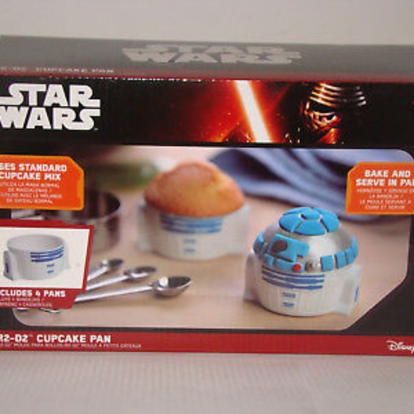 BNIB Disney Star Wars R2-D2 Cupcake Molds - Picture 4 of 6